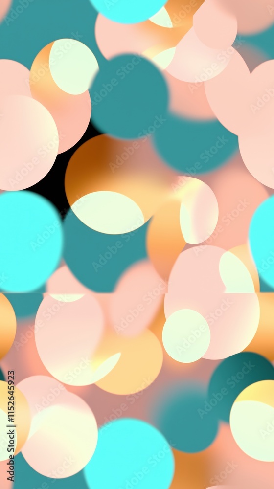 Abstract colorful bokeh background with overlapping circles Abstract colorful bokeh background with overlapping circles