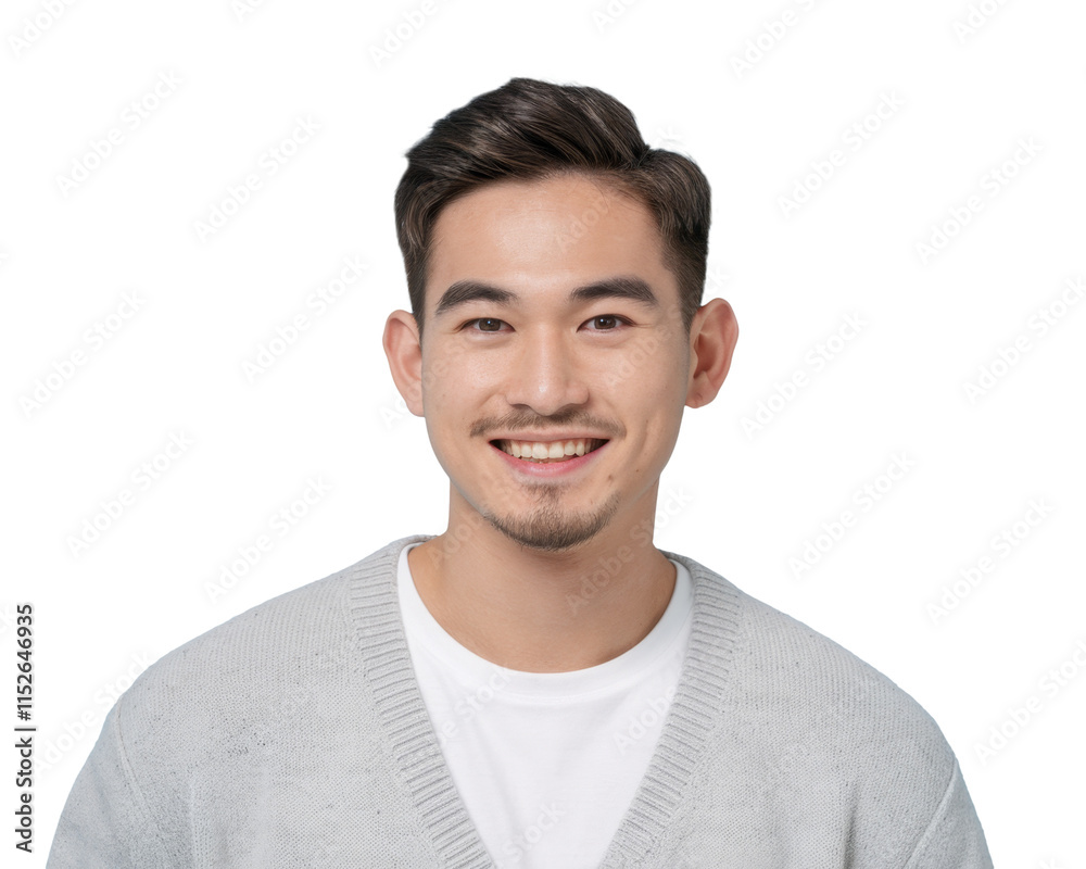 High-Quality PNG Close up portrait of happy handsome Asian man cheerfuly smiling while looking at camera in Isolated on White Background – High Resolution High-Quality PNG Close up portrait of happy handsome Asian man cheerfuly smiling while looking at camera in Isolated on White Background – High Resolution