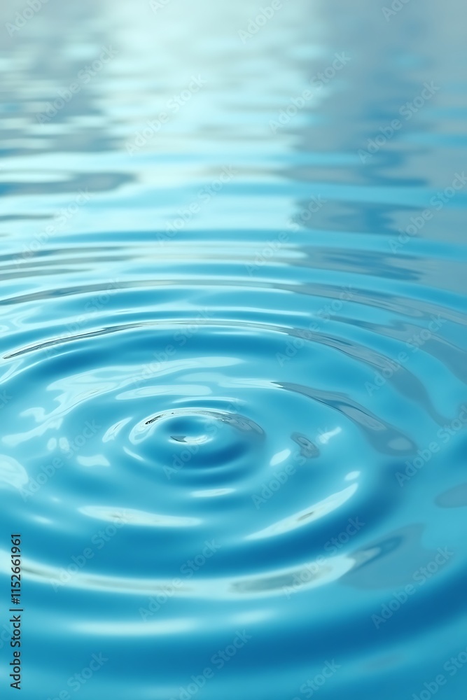 Serene Aqua Ripples: A Study in Tranquility Serene Aqua Ripples: A Study in Tranquility