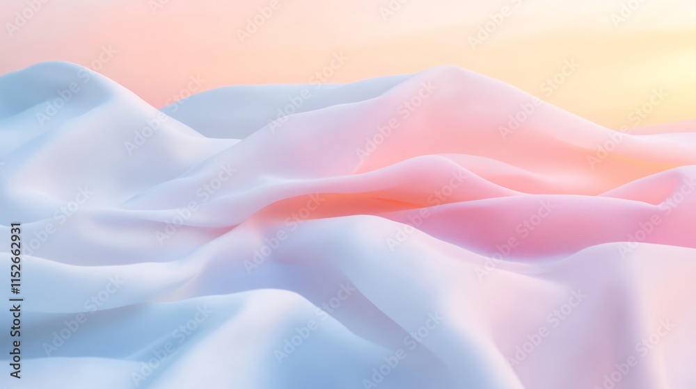 Obraz premium Soft pink and blue gradient background with a smooth, blended design for modern projects