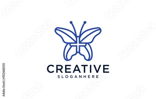 butterfly health element logo...