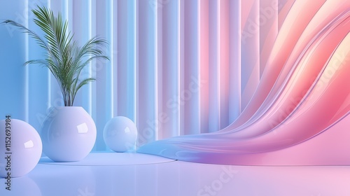 Modern interior abstract background