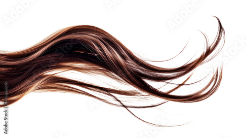 High-Quality PNG of brown hair Isolated on White Background – High Resolution