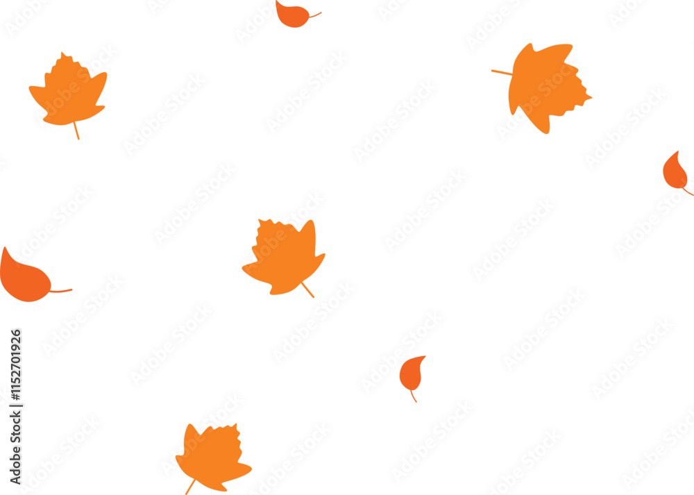 Obraz premium Falling Autumn Leaves