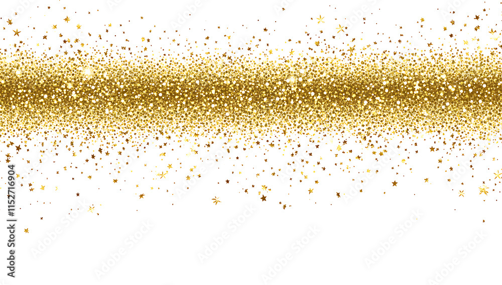 Golden Glitter Sparkle Background: Festive Shimmering Star Dust Texture for Celebration Golden Glitter Sparkle Background: Festive Shimmering Star Dust Texture for Celebration