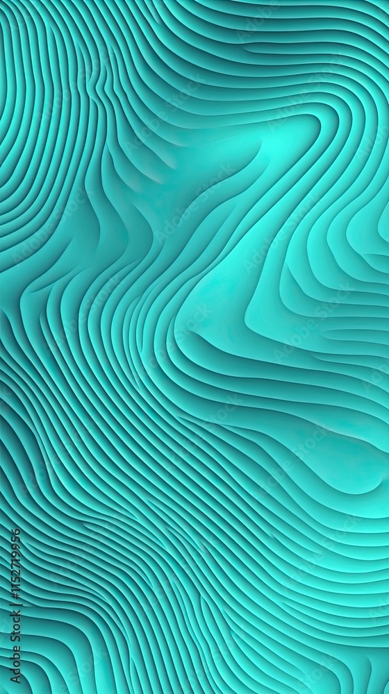 Abstract Teal Wave Background Abstract Teal Wave Background