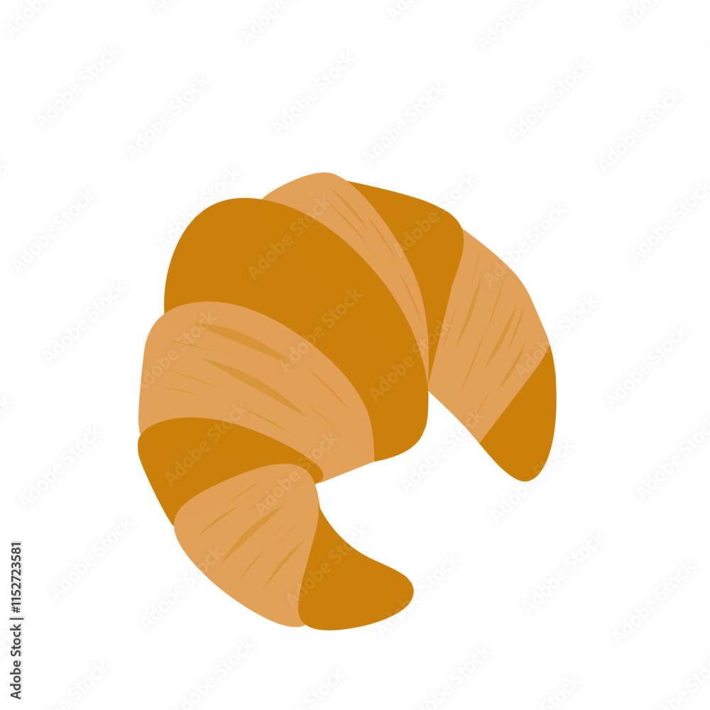 Flat design hand drawn bread illustration. Illustration of various types of bread and various flavors Flat design hand drawn bread illustration. Illustration of various types of bread and various flavors