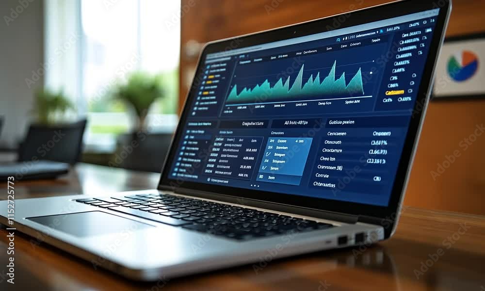 Data Analysis on Laptop Screen Data Analysis on Laptop Screen