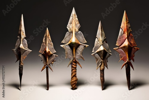 arrowheads arrowheads descend hinting at ancient warfare and hun