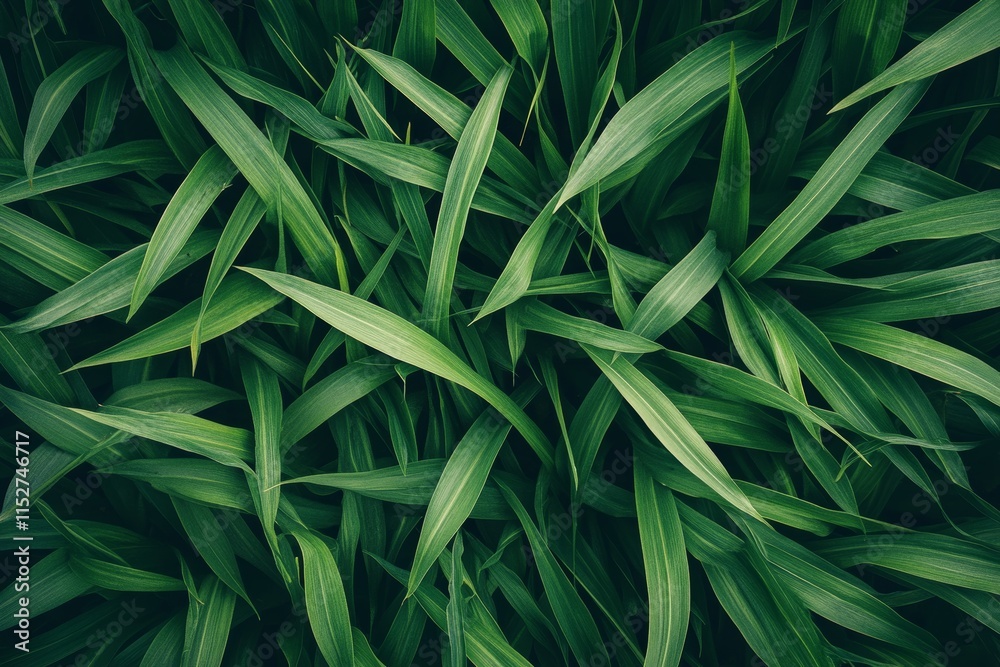 Lush green grass leaves background texture. Lush green grass leaves background texture.