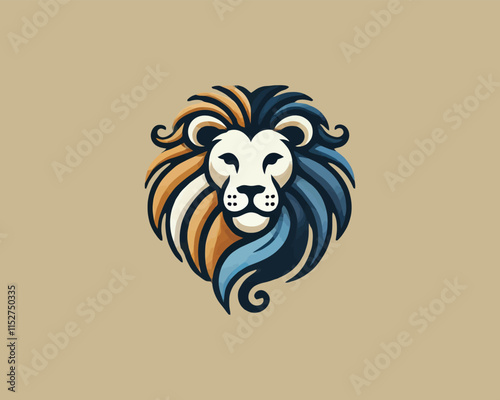 lion head vector illustration