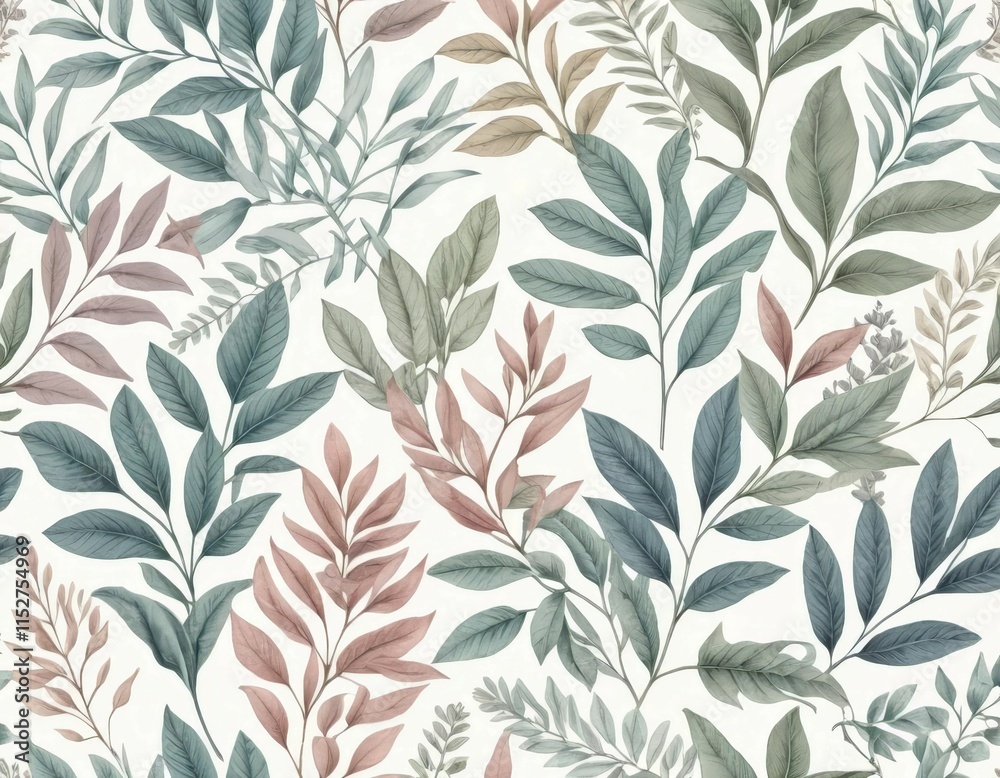seamless pattern with leaves seamless pattern with leaves