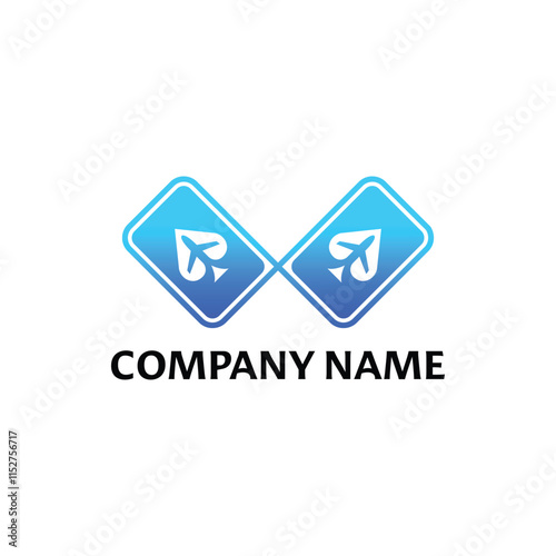 Infiniti casino travel logo. Modern, unique, simple.