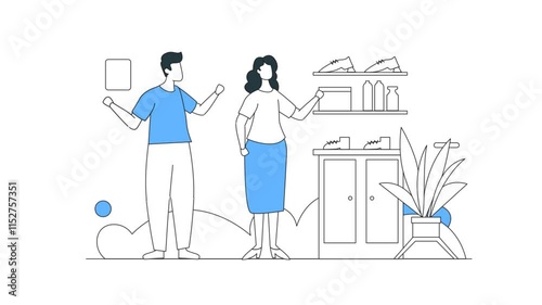 Business Customer access Animated Illustration