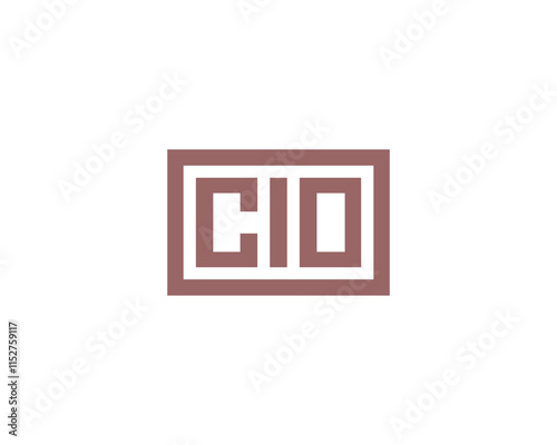 CIO logo design vector template. CIO