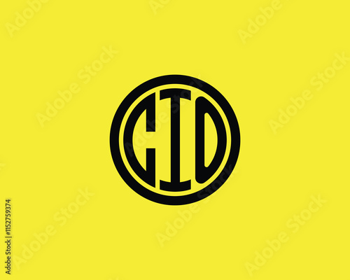 CIO logo design vector template. CIO