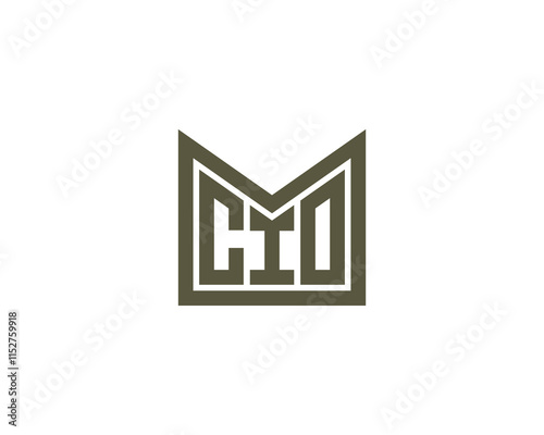 CIO logo design vector template. CIO