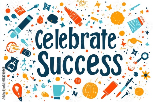 Celebrate Success with Creative Graphic Elements