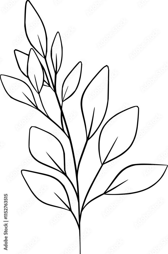 Naklejka premium silhouette of a tree