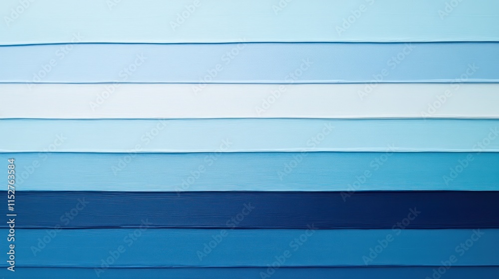 Fototapeta premium A gradient of blue shades arranged horizontally, showcasing color variations.