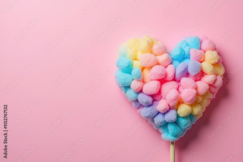 Brighten Up Your Day with This Delightful Rainbow Heart-Shaped Lollipop on a Pink Background – Perfect for Celebrations, Gifts, or Sweet Treats! Brighten Up Your Day with This Delightful Rainbow Heart-Shaped Lollipop on a Pink Background – Perfect for Celebrations, Gifts, or Sweet Treats!