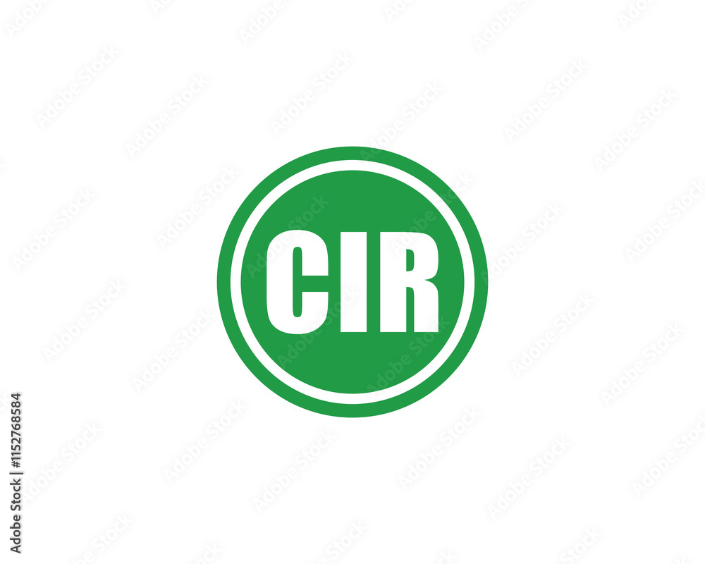 CIR Logo design vector template. CIR CIR Logo design vector template. CIR