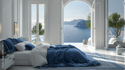 luxary airy bedroom interior design