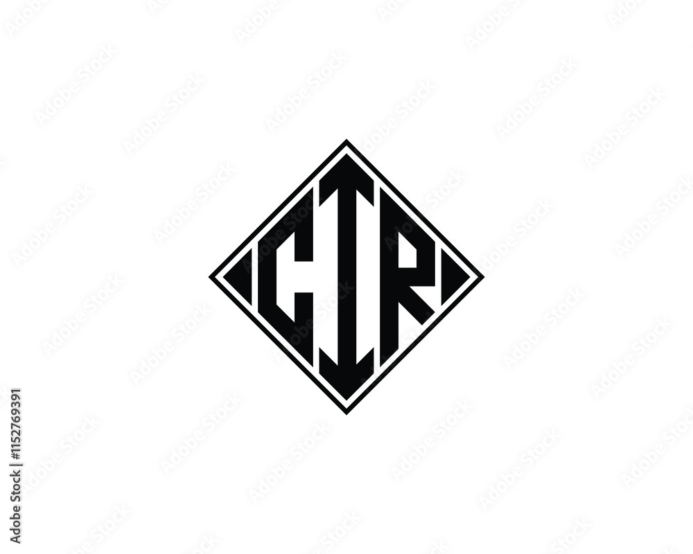 CIR Logo design vector template. CIR