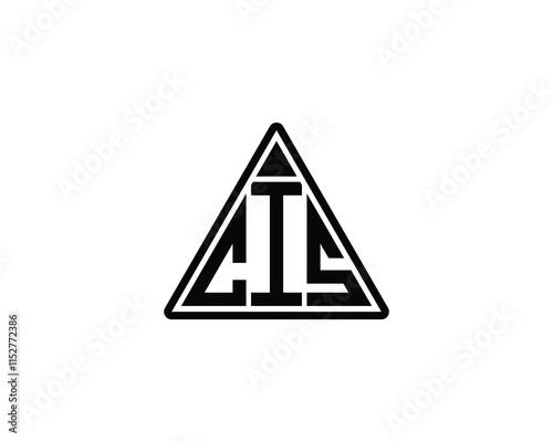 Tableau sur toile CIS logo design vector template. CIS