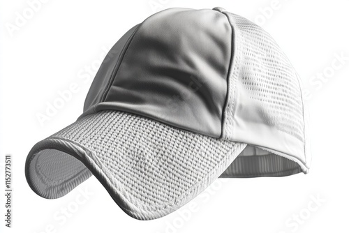 White Baseball Cap Mockup