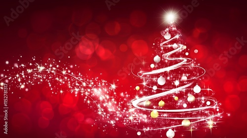 Merry Christmas and happy New Year background