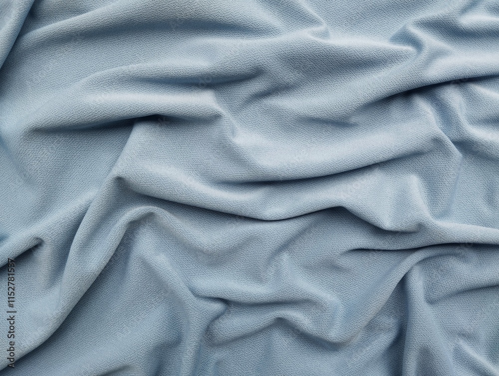 Grey abstract background. Beautiful wavy soft folds on the surface of the fabric texture. Teal elegant background with copy space for design. Web banner. Grey abstract background. Beautiful wavy soft folds on the surface of the fabric texture. Teal elegant background with copy space for design. Web banner.