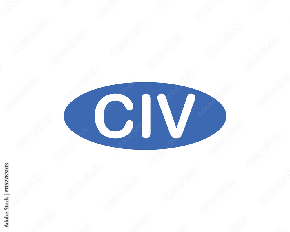 CIV Logo design vector template. CIV CIV Logo design vector template. CIV