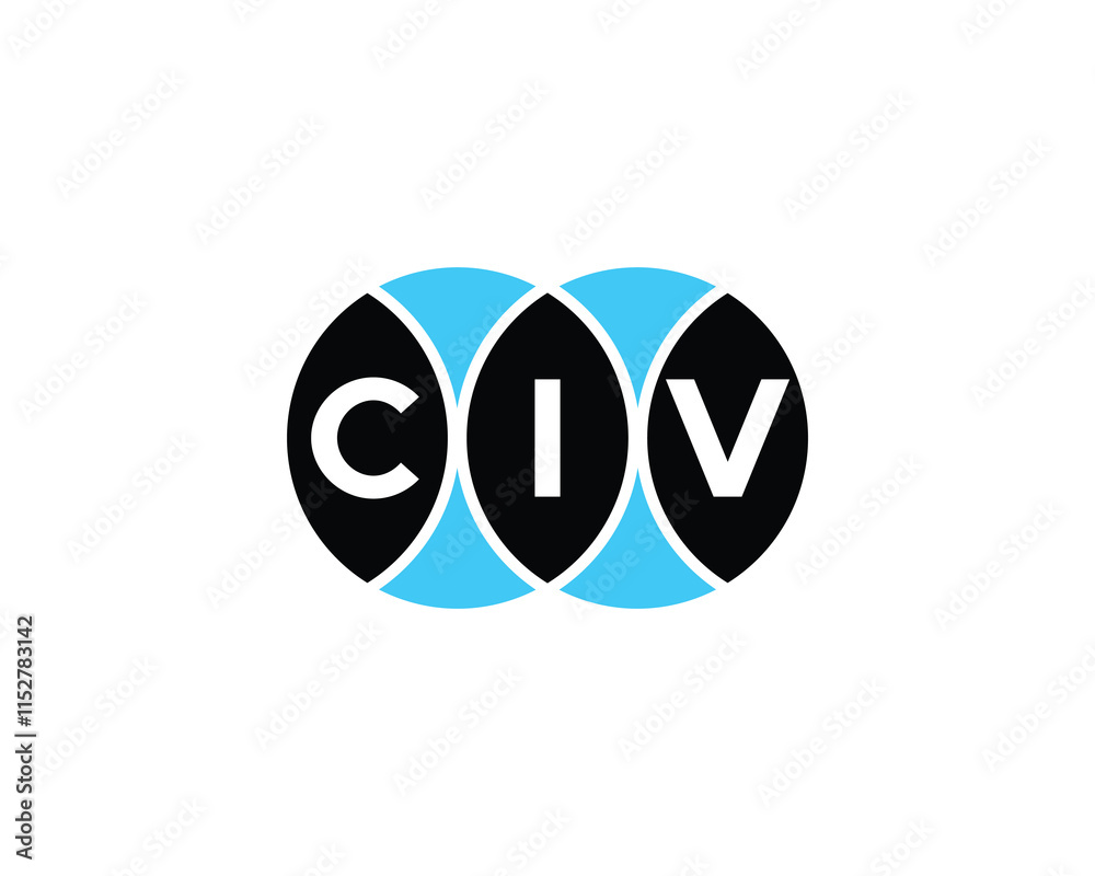 CIV Logo design vector template. CIV