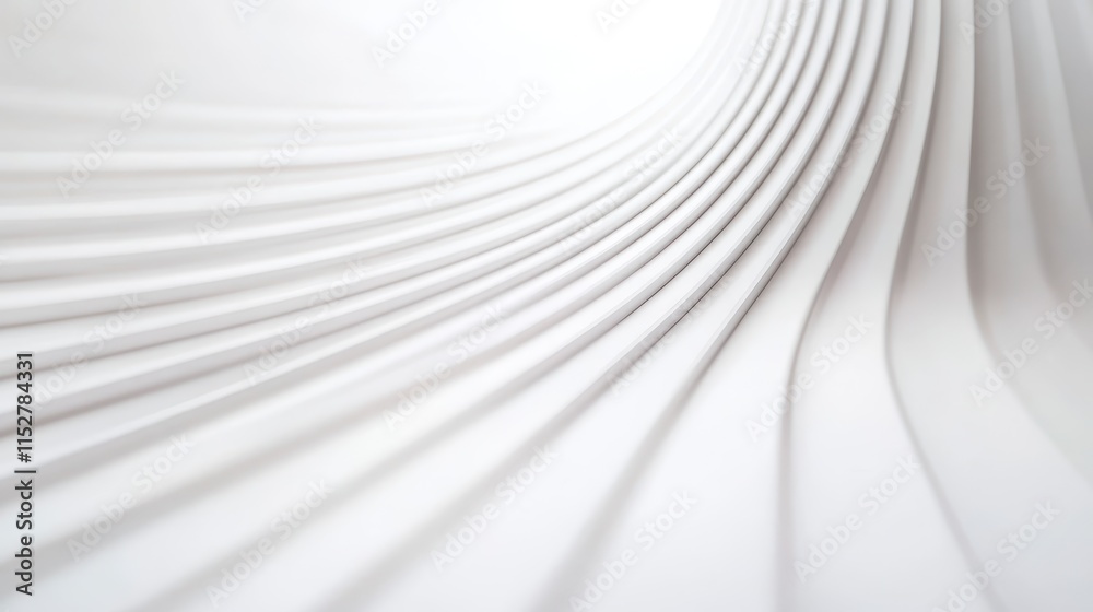 A smooth, flowing white surface with gentle curves creates a serene and modern aesthetic, suggesting elegance and tranquility. A smooth, flowing white surface with gentle curves creates a serene and modern aesthetic, suggesting elegance and tranquility.