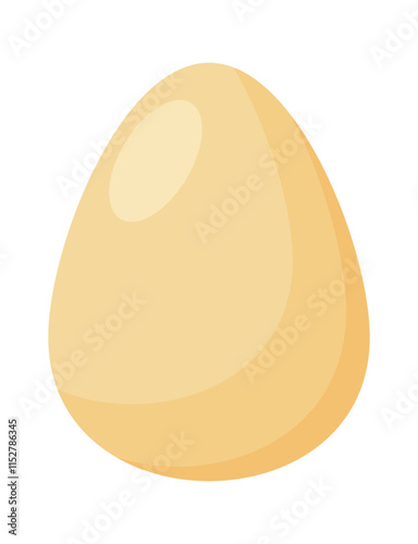 Poultry animal egg vector illustration