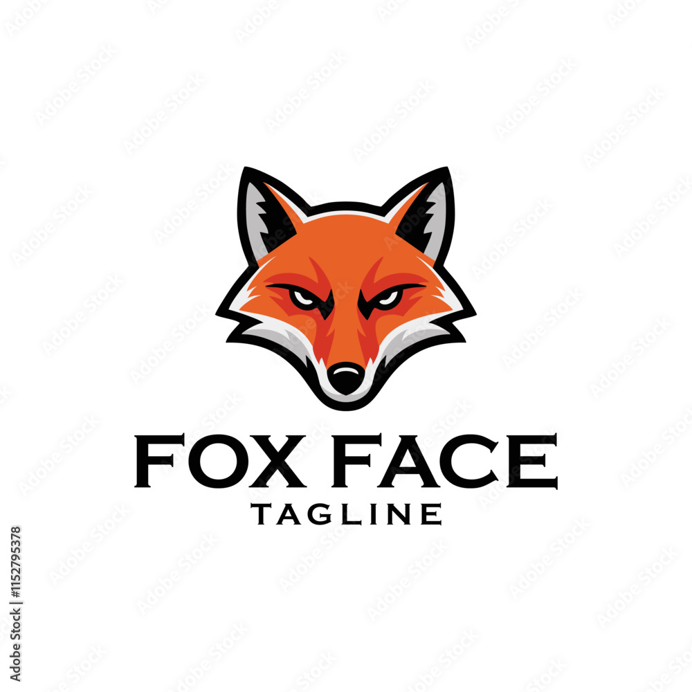 Obraz premium fox logo icon vector template