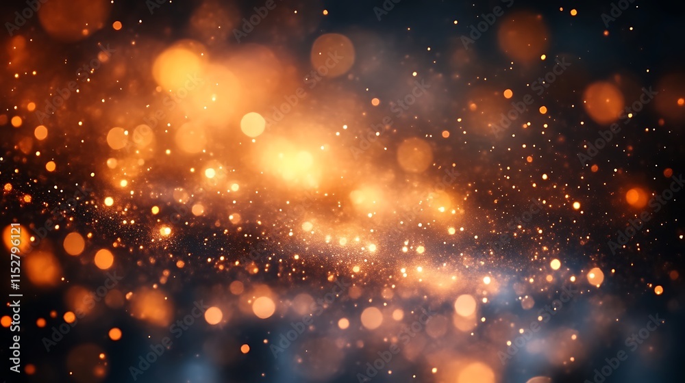 Abstract Golden Lights Sparkle Background Abstract Golden Lights Sparkle Background