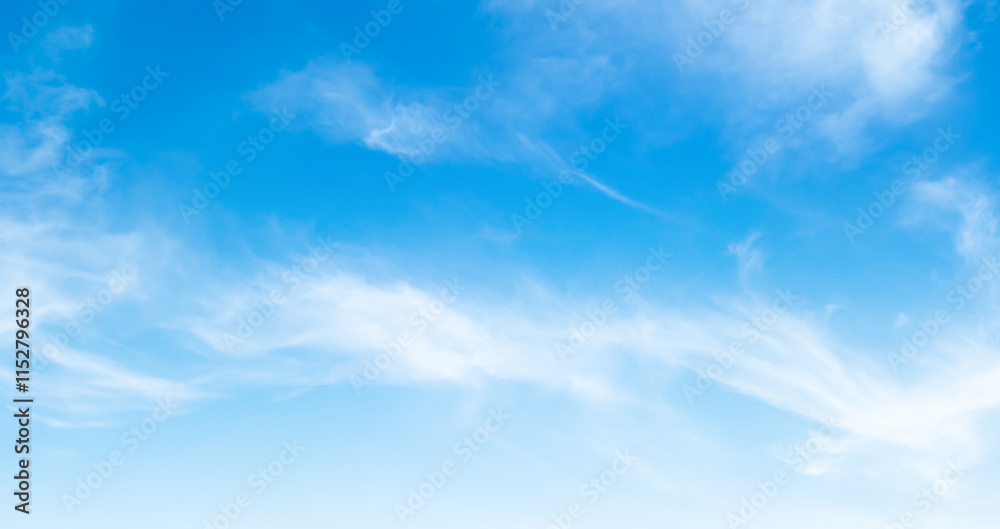 Obraz premium Sky cloud background blue skyline summer white cloudy clear nature spring winter landscape weather sunshine horizon air light eco system wallpaper environment suny pattern backdrop fluffy season.