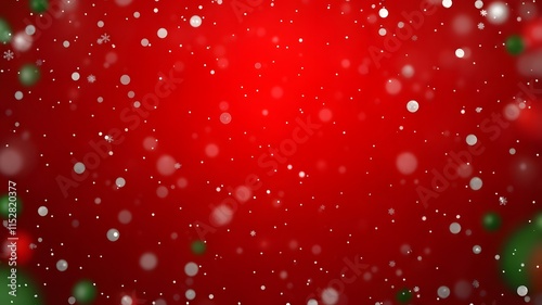 Red Christmas Background with Falling Snow, Festive red winter backgrounds, Snowy Red Holiday Texture, New year background, 