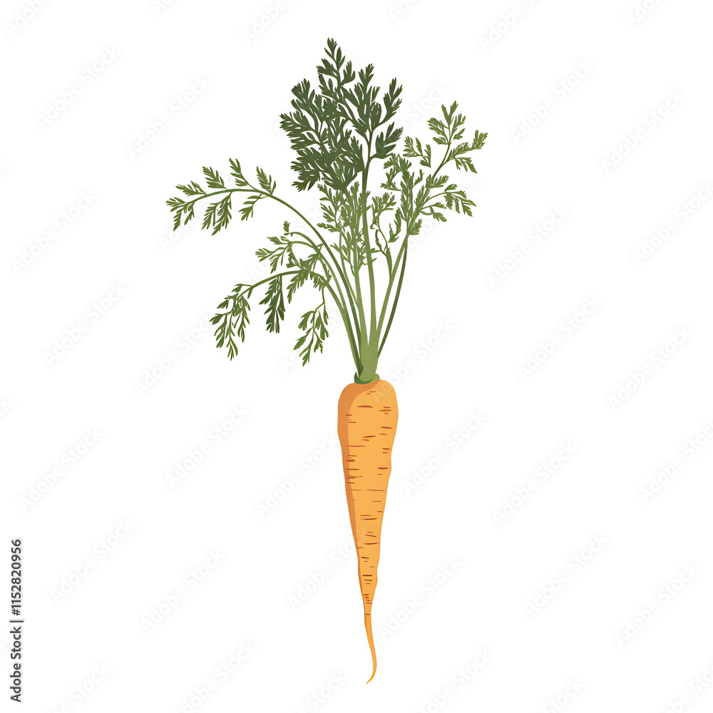 A creative flat design of a carrot head transparant background png A creative flat design of a carrot head transparant background png