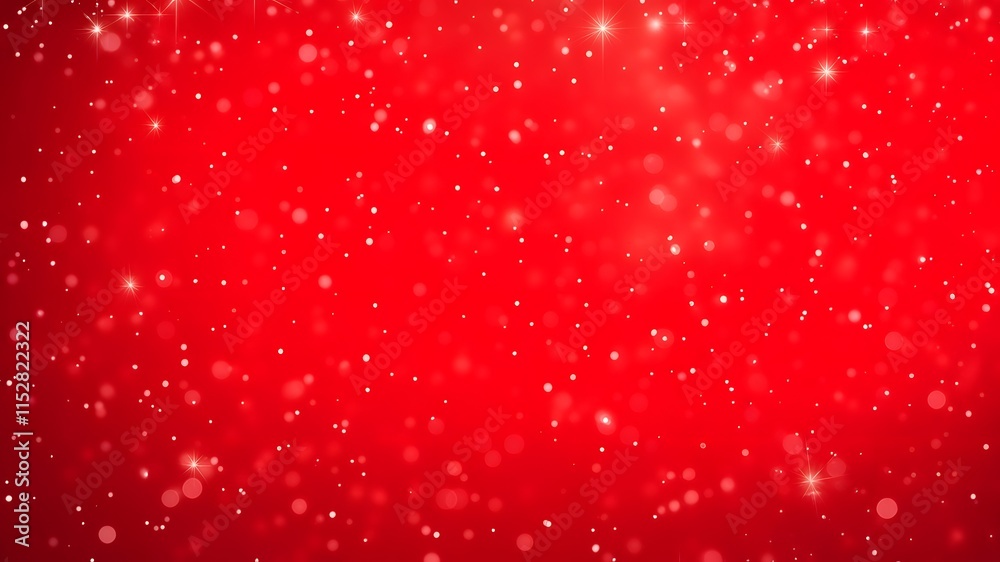 Red Christmas Background with Falling Snow, Abstract background, background themes, colorful background for party Red Christmas Background with Falling Snow, Abstract background, background themes, colorful background for party