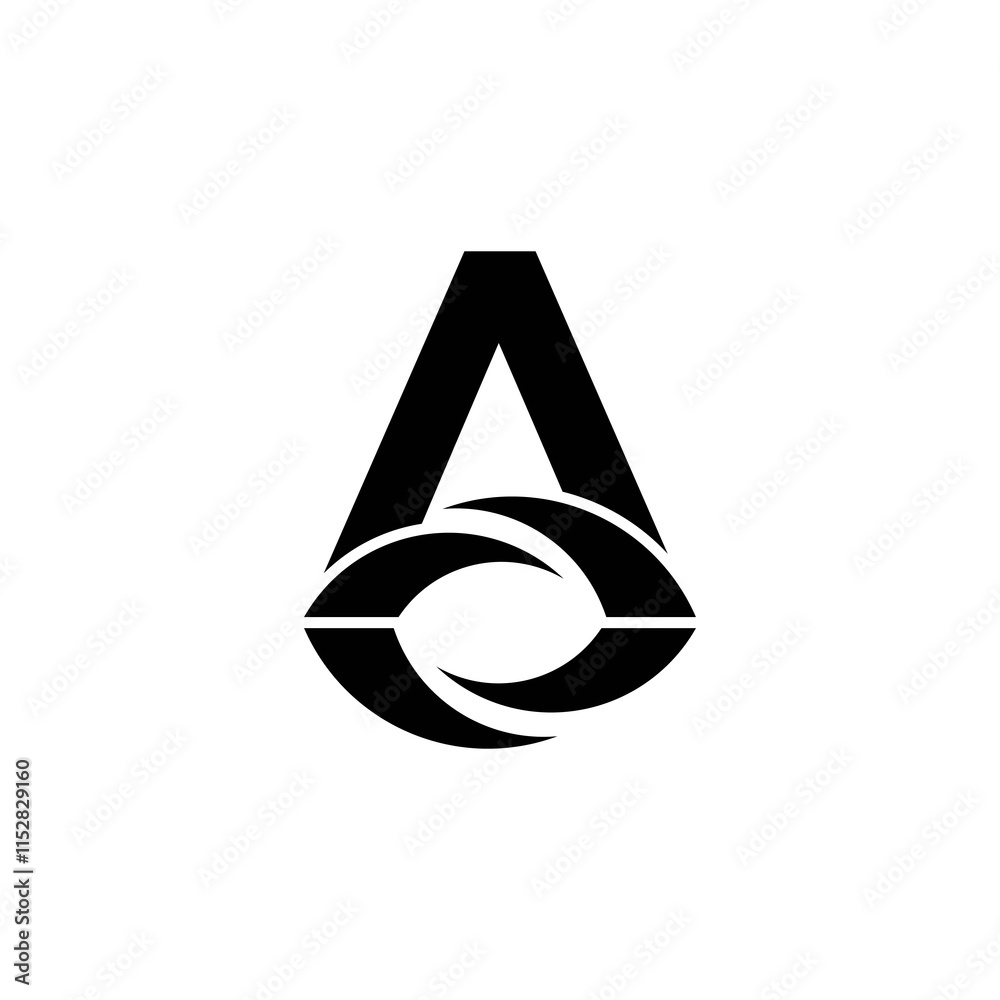Fototapeta premium a letter logo with trendy vector