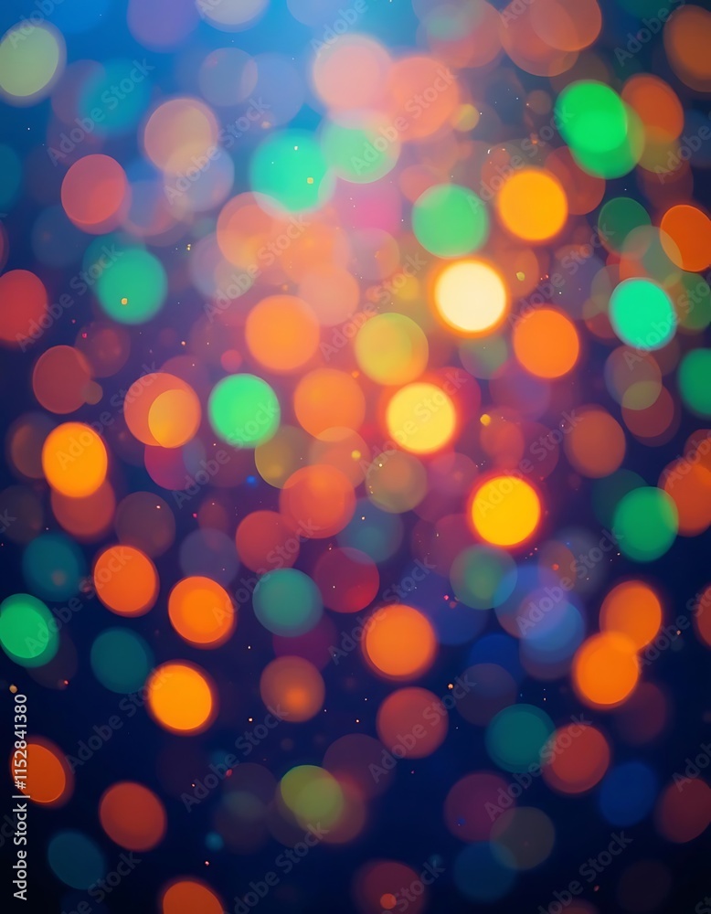 Fototapeta premium Abstract Colorful Bokeh Lights Background Image