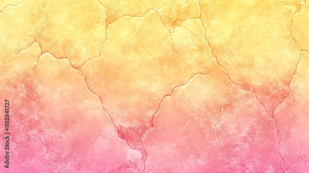 Obraz premium Abstract Cracked Texture in Warm Pastel Hues