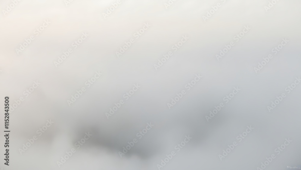 Obraz premium Misty Mountain Landscape Vague Shapes