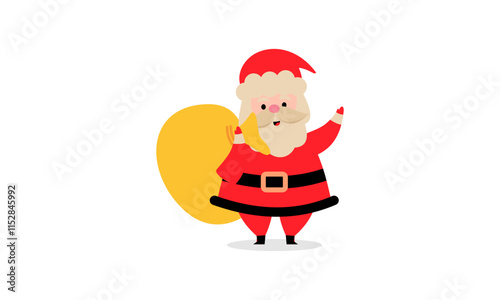 Santa claus characters collection vector