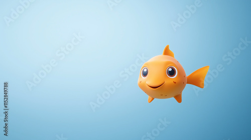 Playful Orange Fish: A char...