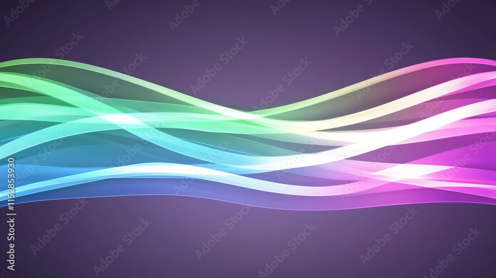 Abstract Rainbow Wave Pattern Design Background Abstract Rainbow Wave Pattern Design Background