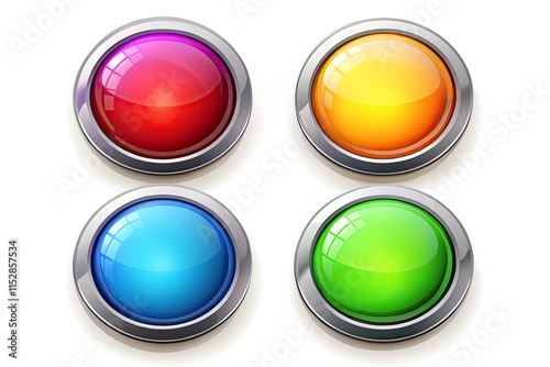 Modern web button designs: UI, website, colorful, flat, 3D, glossy options. Web design elements for user interfaces. Free Download Modern web button designs: UI, website, colorful, flat, 3D, glossy options. Web design elements for user interfaces. - GFXLoad